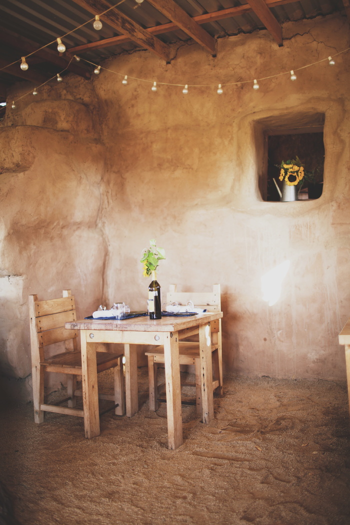 墨西哥, 瓦莱德瓜达卢佩, Deckmans, 粘土, adobe, 浪漫, 晚餐, 表