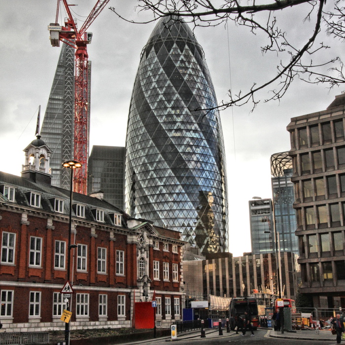 the gherkin，30 st mary axe，伦敦，建筑，城市，圣，现代，建筑