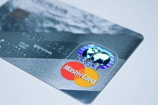 mastecard、白色、表面、塑料卡、支付、货币、电子支付、信用卡