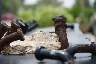 梁，纪念，911，钢，生锈，金属，天，没有人