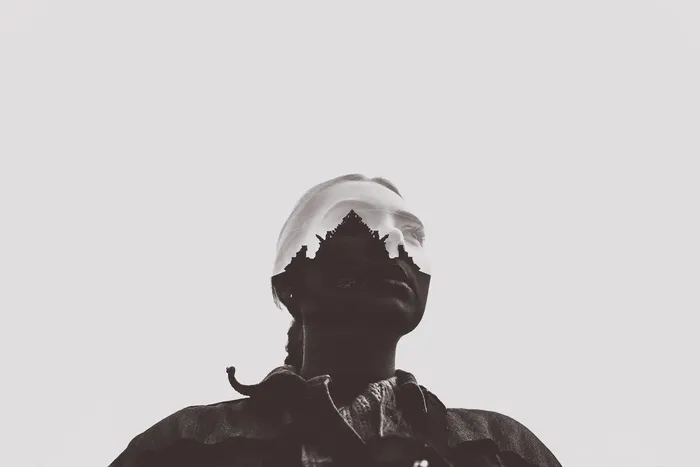 剪影，头，人，人，脸，摄影，肖像，照片