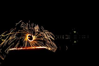 光, 爆炸, 钢, 羊毛, 钢丝绒, 长时间曝光, 长时间曝光摄影, 长