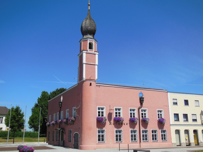 市政厅，tßling，altöting，marketplace，巴伐利亚州，上巴伐利亚州，建筑外观，建筑