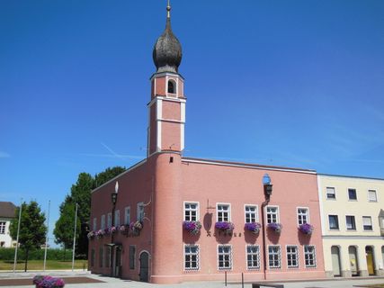 市政厅，tßling，altöting，marketplace，巴伐利亚州，上巴伐利亚州，建筑外观，建筑