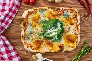 披萨，面团，热的，意大利，食物，摄影，美味，胡椒