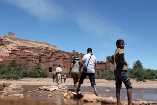 摩洛哥, ait benhaddou, 沙漠, 游览, ait benhaddou, 看世界​​, 冒险, 电影