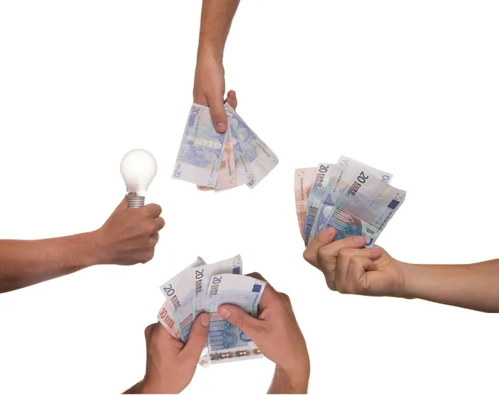 众筹、创意、灯泡、资金、项目、投资、融资、创业