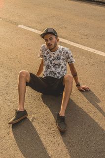 巴西，巴西利亚，街道，头骨，男人，太阳，帽子，风格