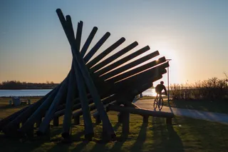 人，人，自行车，自行车，奥尔堡，车辆，交通，迪纳马卡