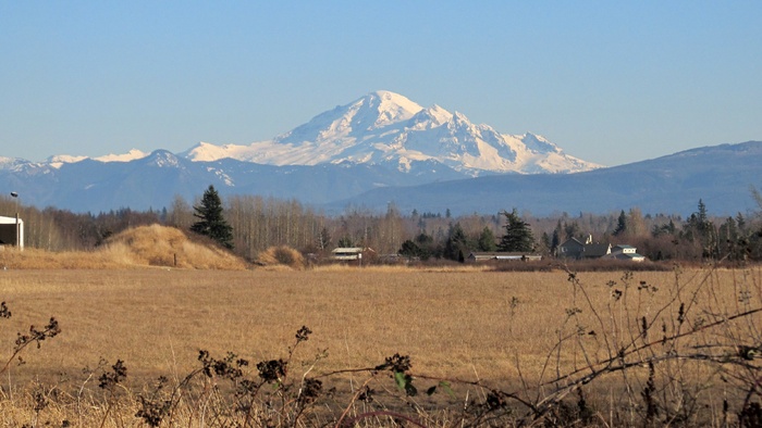 贝克山, 山, 雪, 山峰, 雪覆盖, 雪, 字段, 景观