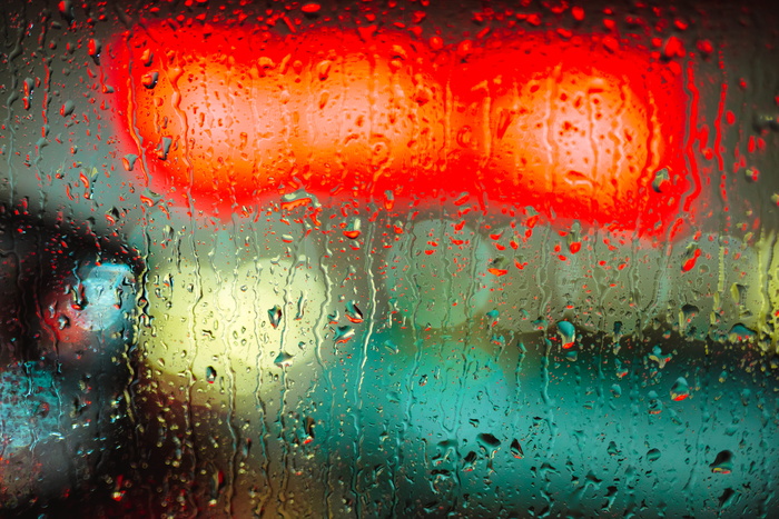 绿色和红色抽象画