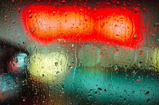 绿色和红色抽象画