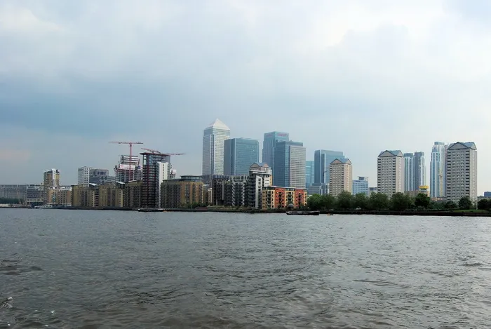 金丝雀码头，商业，城市，伦敦，摩天大楼，金融，泰晤士河，城市景观