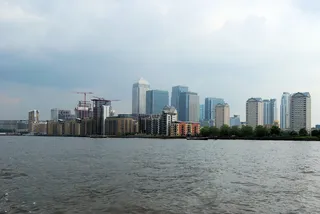 金丝雀码头，商业，城市，伦敦，摩天大楼，金融，泰晤士河，城市景观