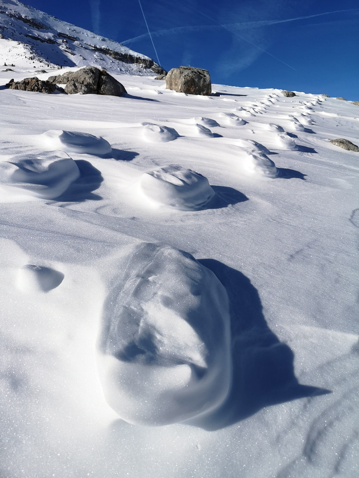 足迹、雪、冬天、自然、风景、雪鞋、指纹、奇迹山