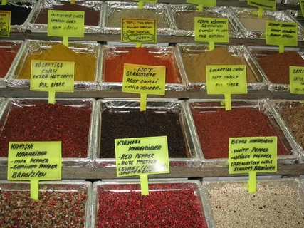 香料、香气、气味、市场、集市、食品、香料、辣椒