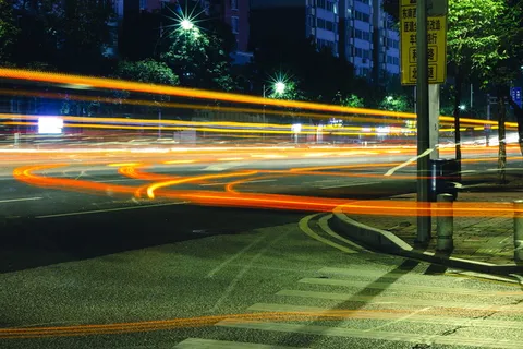 延迟、傍晚、街道、速度、光迹、长曝光、夜间、运动 延迟、傍晚、街道、速度、光迹、长曝光、夜间、运动