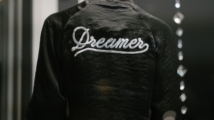黑色Dreamer印花夹克