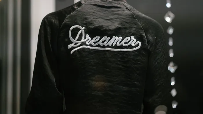 黑色Dreamer印花夹克