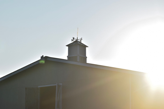 默斯伯罗，美国，田纳西州，田纳西谷仓，日出，日落，太阳，谷仓日落