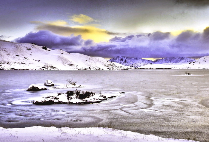 塔恩, Stickle tarn, 水, 冻结, 冻结, 雪, 山, 天气