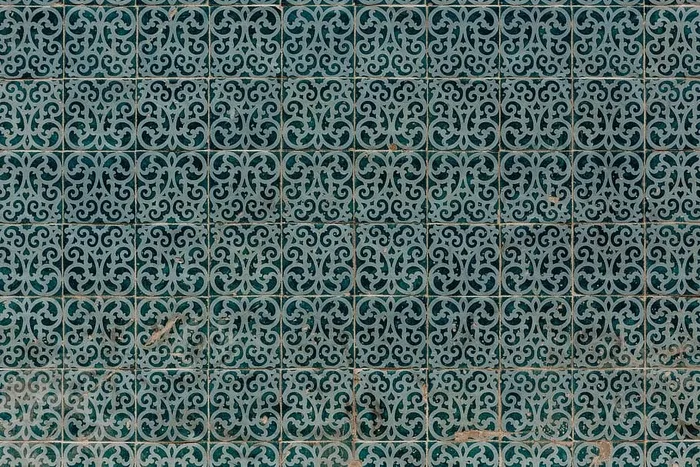 葡萄牙Azulejos，典型釉面瓷砖，葡萄牙里斯本