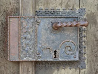 城堡, 螺栓, 关闭, 门, 被阻止, 安全, 门锁