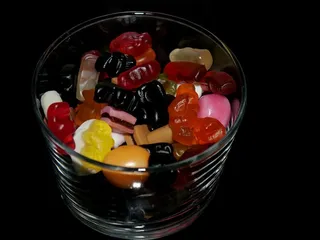 玻璃，橡胶，动物，橡胶动物，橡胶，彩色，小口，糖果