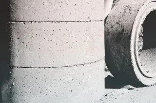 混凝土、水泥、圆形、黑白、无人、建筑、墙壁建筑特征、建筑结构