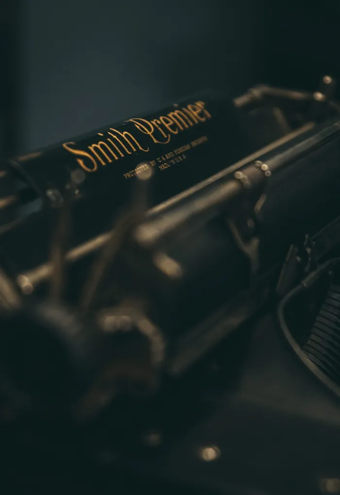 打字机，老式，复古，打字机，写作，办公室，复古，工作区