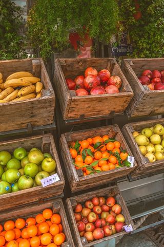 意大利，食品，食品和饮料，健康饮食，水果，新鲜度，健康，盒子
