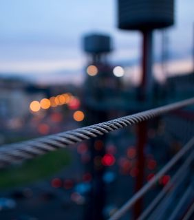 灰线的选择性聚焦摄影