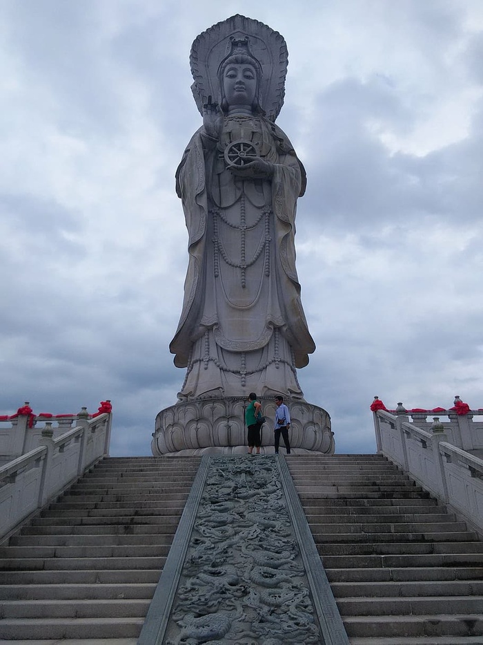 中国，湖北，恩施市，雕像，佛像，楼梯，建筑，宗教