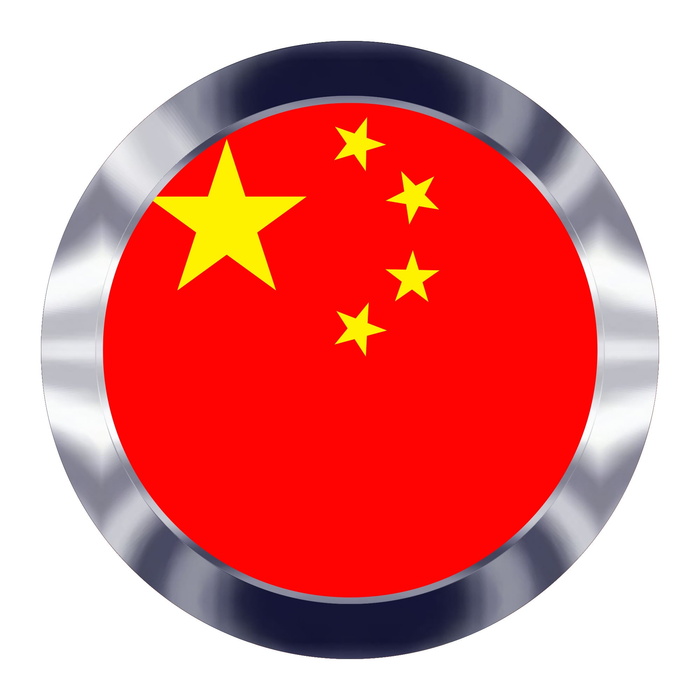 中国，中国，国旗，符号，红色，形状，圆形，白色背景