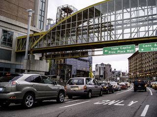 罗德岛州普罗维登斯市中心出口