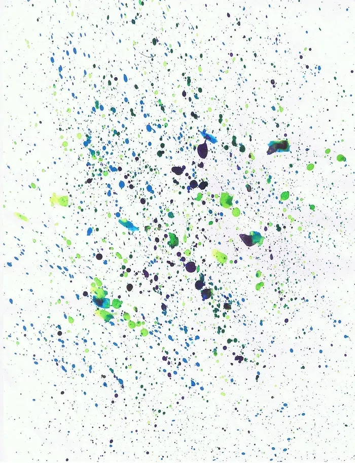 多色抽象画、纹理、水彩、水滴、抽象、背景、多色、插图
