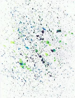多色抽象画、纹理、水彩、水滴、抽象、背景、多色、插图