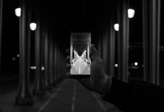 巴黎，法国，pont de bir hakeim，三星，黑，白，黑白，灯