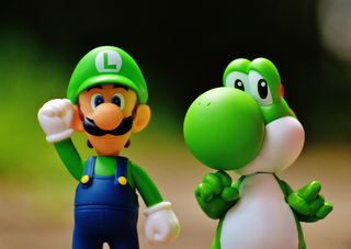 任天堂路易吉，yoshi amiibo人物，路易吉，yoshi，人物，有趣，多彩，可爱