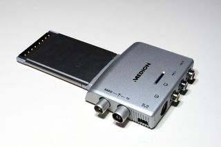 卡、计算机、dvb、笔记本电脑、medion、笔记本电脑、pcmcia、调谐器