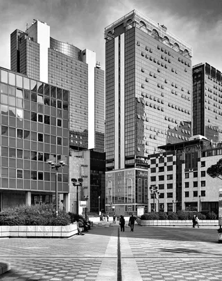 城市购物中心视图