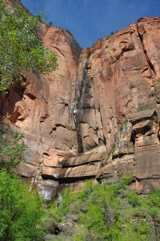 峡谷，自然，山脉，美国，国家公园，峡谷，泉水，巨大