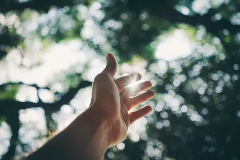 手部选择性聚焦摄影 手部选择性聚焦摄影