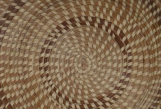 篮子、编织、同心、禅宗、圆形、图案、背景、全框架
