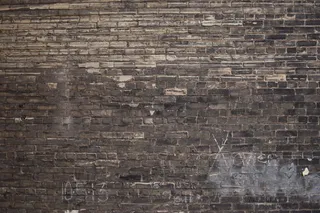 棕色混凝土砖墙