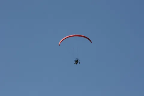 paramotor，滑翔伞，运动，飞行，空气，自然，dom，危险
