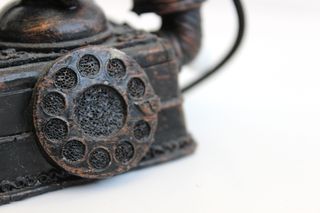 电话，音乐盒，复古，音乐，盒，听，听，古董