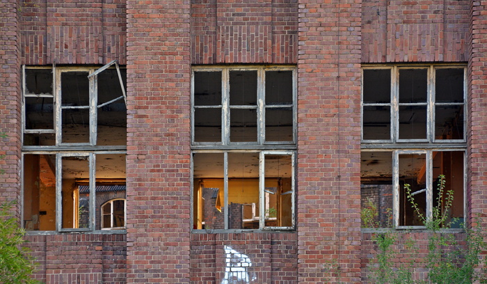 失落的地方，工厂，照片，窗户，旧的，离开，工业工厂，工业