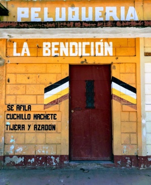 Peluqueria La Bendicion墙面艺术