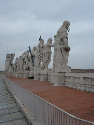 梵蒂冈，大教堂，复兴，梵蒂冈，大教堂，雕像，雕塑，云天，旅游目的地